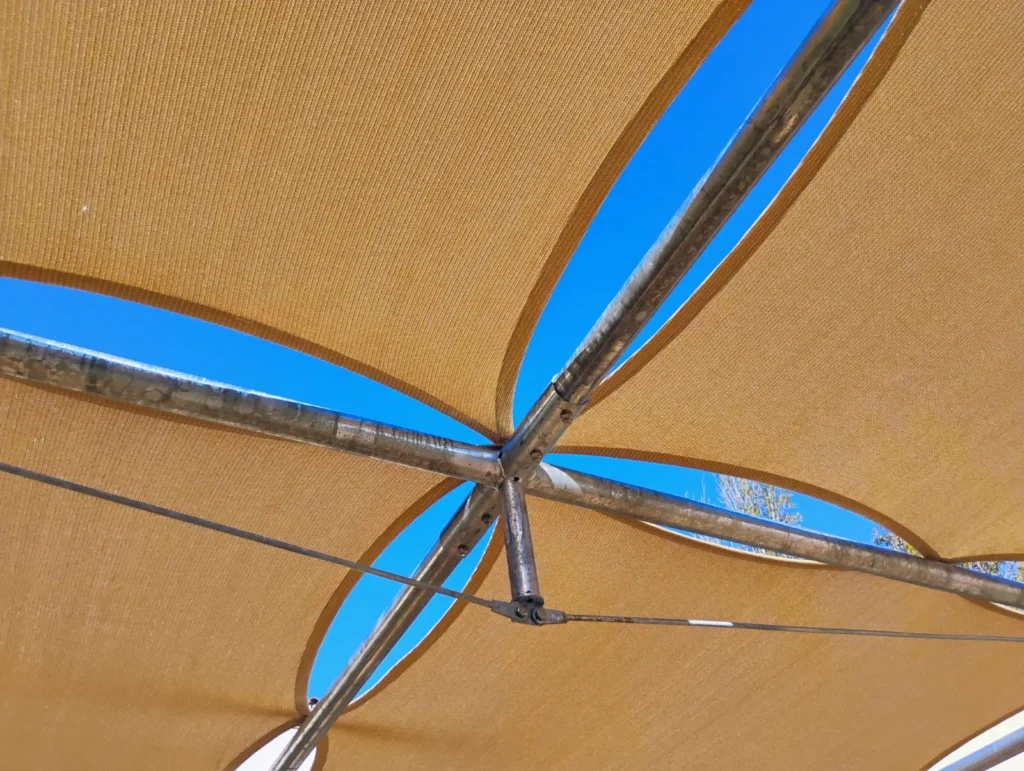 pérgola permanente a medida