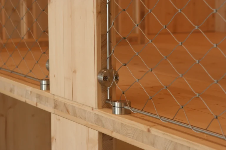 Componentes para un marco con varillas en redes de acero inoxidable mallas de acero inoxidable fiables y resistentes