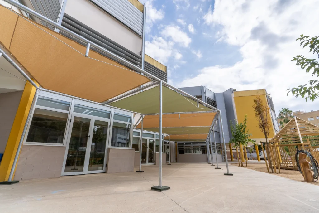 pérgola de acero galvanizado