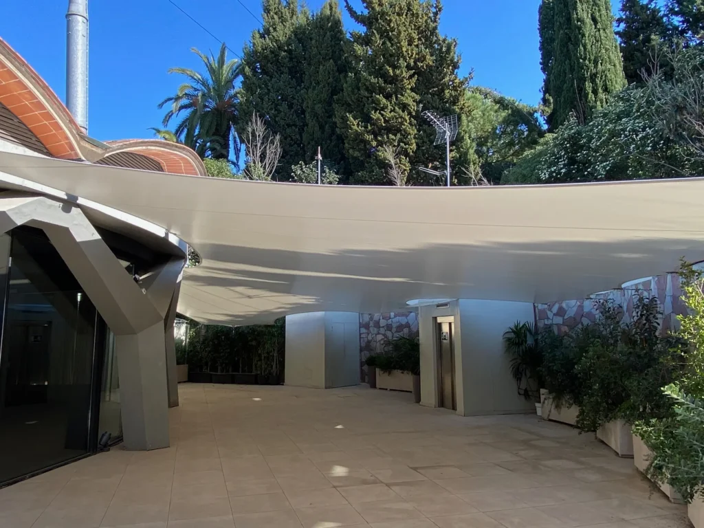 vela tensada grande a medida