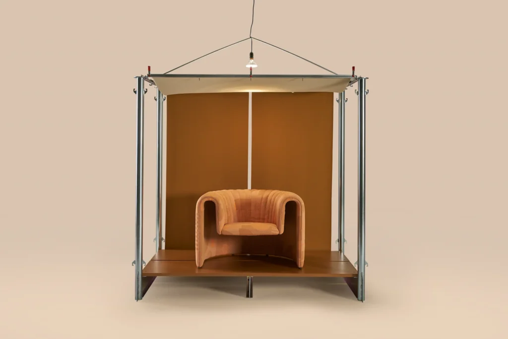 stand metálico modular para exposiciones