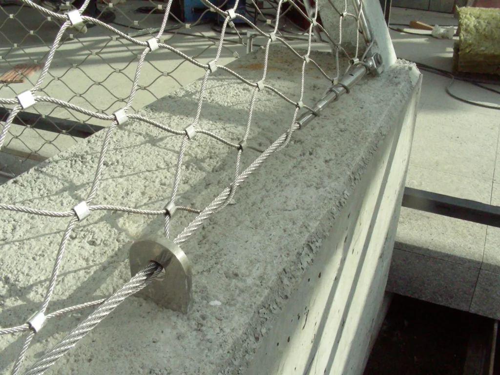 redes de acero inoxidable de seguridad