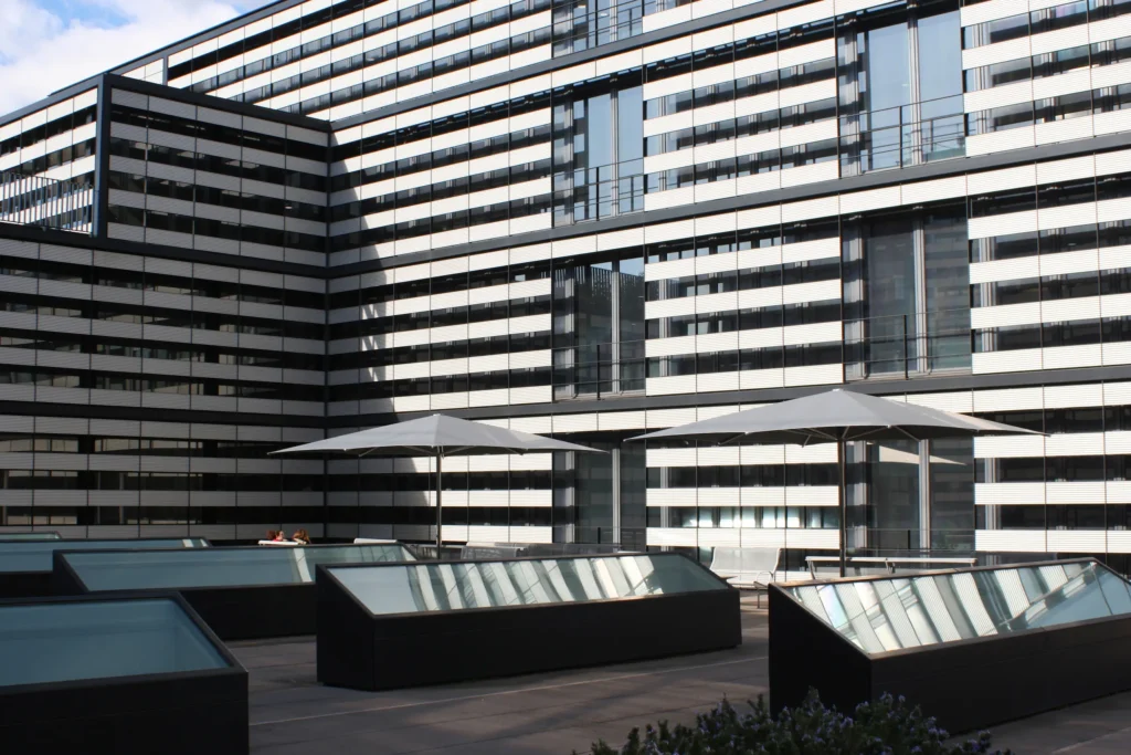 sombrilla de acero inoxidable a medida