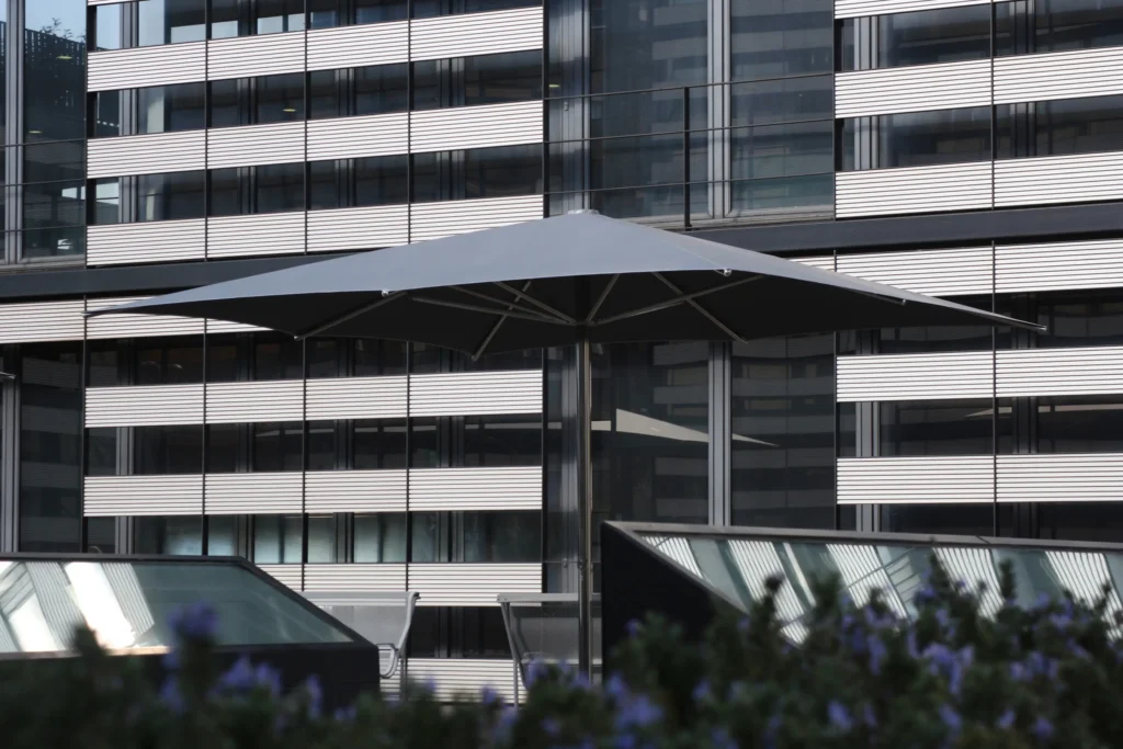 sombrilla de acero inoxidable a medida