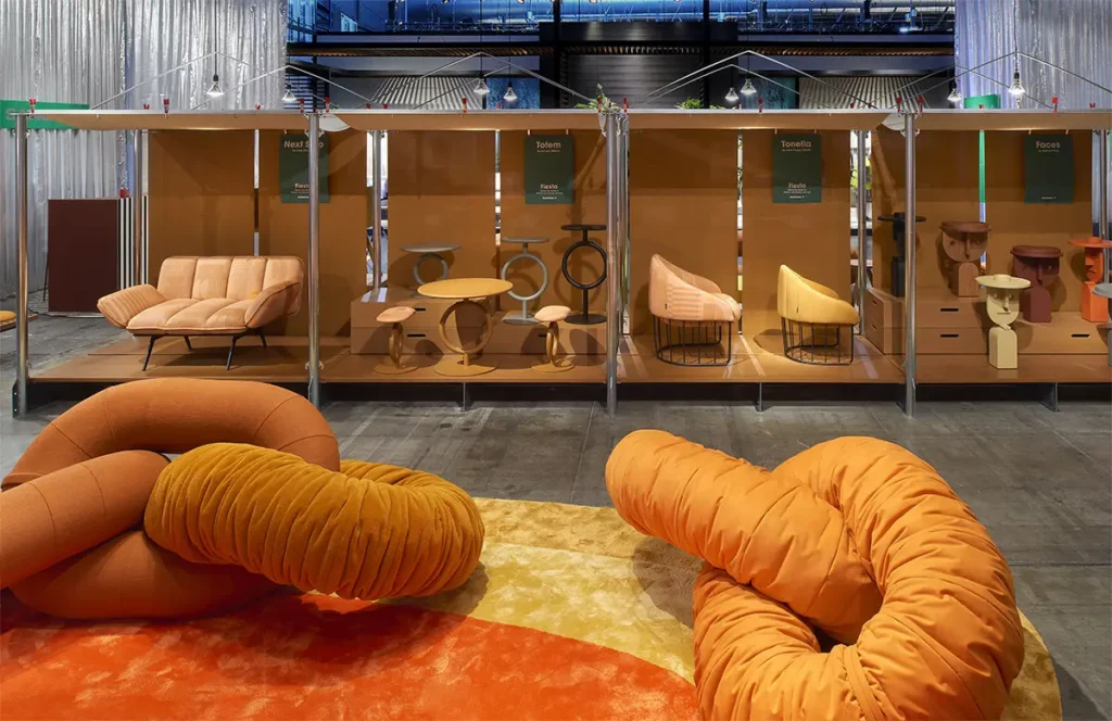 stand metálico modular para exposiciones