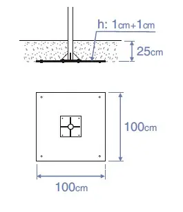 pérgola de acero galvanizado fija