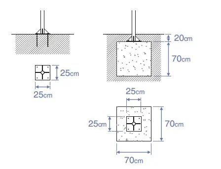 pérgola de acero galvanizado fija